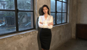 miss iris makes him wait kneeling before the bench