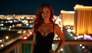 vegas redhead hotwife tease